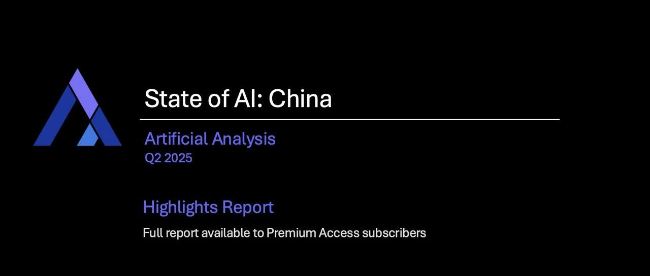《2025 年第二季度中国人工智能现状报告》精华版分享